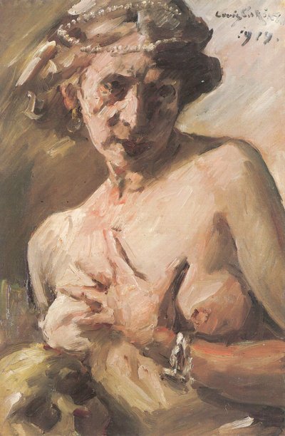 Magdalena mit Perlen im Haar von Lovis Corinth